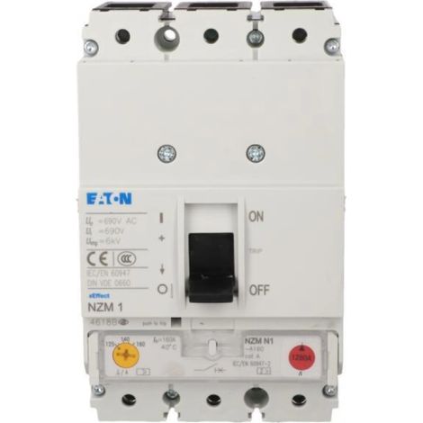 Interruptor automático de potencia 3P 160A 50kA NZMN1-A160 281234