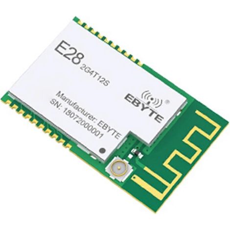 Module sans fil LoRa EBYTE SX1281, émetteur-récepteur RF 2,4 GHz, 12,5 dBm, portée 3 km, faible coût système E28-2G4T12SX (1/5)