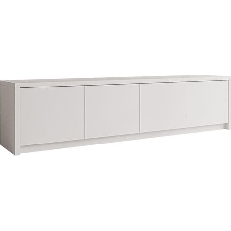 Mueble TV Lectio, Blanco, Número de puertas: 0, Número de cajones: 0, 198x51x40cm (1/4)