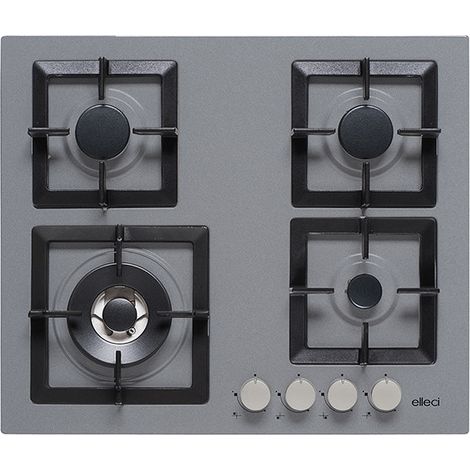 Elleci Plano 60 TCL Titanium Horno de gas empotrado de 4 quemadores