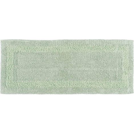 HOMESCAPES Luxury Reversible Bath Mat Runner - Sage Green
