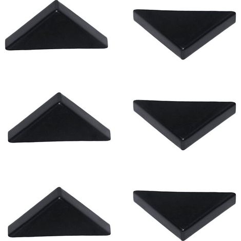 Protection d'angle - 20 pièces - Protection d'angle de table - Pare-chocs solide - Zwart - Plastique - Protection d'angle de table pour Bébé et Enfants - Pour verre tranchant, miroir, carreaux de céra (1/5)