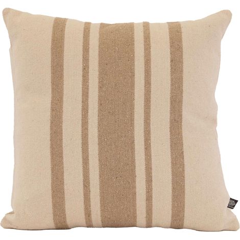 Coussin coton épais style Rustique Naturel 45x45 cm (1/2)