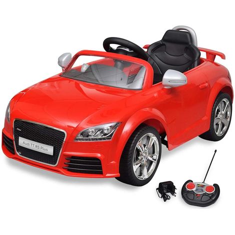 Voiture électrique Audi TT RS pour enfants avec télécommande, rouge (1/5)
