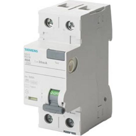 Siemens Interruptor diferencial Tipo F 25A 30mA 230V 2TE
