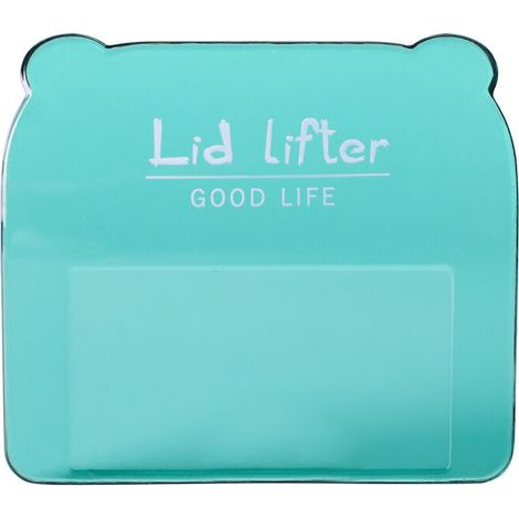 Poignée de siège de toilette d'hôtel style nordique, couleur verte, sans contact avec le support, anti-contact, pièce unique (1/5)