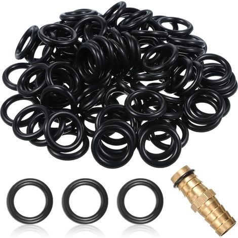 50 pièces Jeu joints toriques rechange systèmes enfichables G 1 2 pouces compatibles raccords robinet Gardenafür G 1 2 Zoll Ø jardin (1/4)