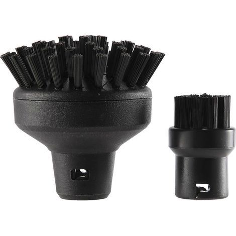 Brosse ronde large pour nettoyeur vapeur Karcher SC1 SC2 SC3 SC4, adaptateur pour accessoire. (1/4)