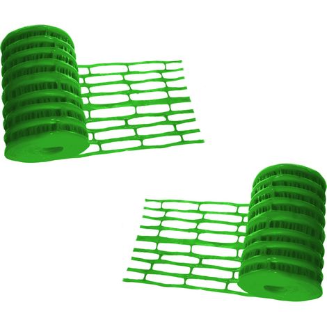 Lot de 2 grillages avertisseur vert Telecom+vidéo 25 m x 30 cm (1/3)
