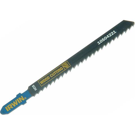 Irwin T101D 5-Piece Set of 100mm (4-inch) Crosscut Saw Blades, 6 TPI, Suitable for Wood Cutting (1/2)