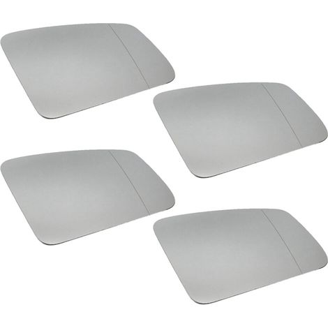 4X Cristales de espejo retrovisor lateral calefactables antivaho para puertas de coche Clase S / C / E W212 W204 W211 (Derecha)