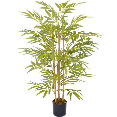 Pianta Finta Da Interno Artificiale Grandi Varie Altezze 100/150/180 Cm Artificiali Vari Modelli Modellabili Decorazioni Casa Ufficio Bambù - Altezza 180cm