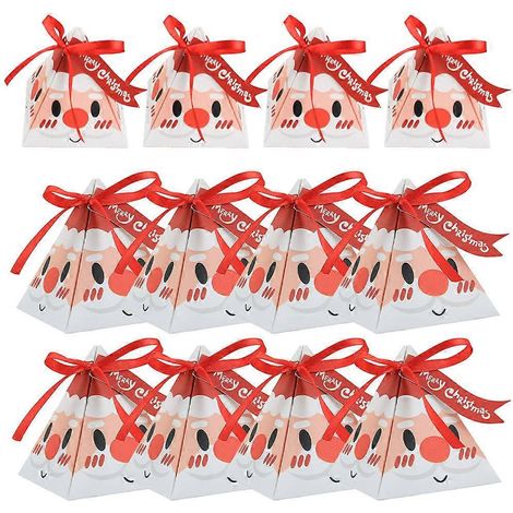 50 boîtes à bonbons de Noël, contenants pour friandises et cadeaux, boîtes à dragées pour les fêtes de Noël (1/5)