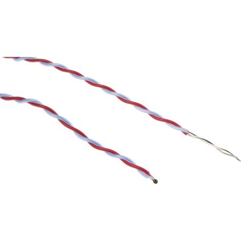 Thermocouple type T Ø 1/0.3mm, L 1m, +250°C max à Câble ( Prix pour 1 )
