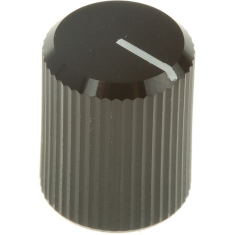 Bouton de potentiomètre RS PRO, Axe de 3.2mm, Diamètre de 10mm, Enfichable ( Prix pour 1 ) (1/2)