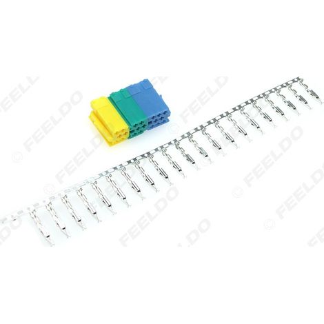 Compatible avec les prises audio DVD tricolores 20 broches Volkswagen/Audi/Skoda  mise à niveau du système audio de voiture  prise AUX.