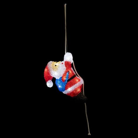 Paris Prix - Décoration Lumineuse Led père Noël 24m Multicolore