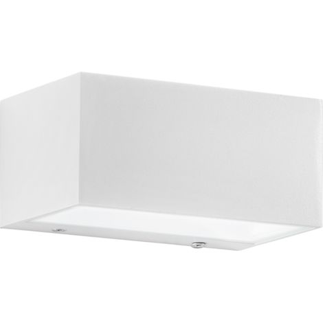 "Applique da esterno LED TWIN bianca con luce biemissione 12W 4000K 14 cm." (1/2)