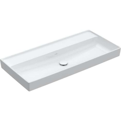 Lavabo de armario Collaro de Villeroy & Boch, sin agujero (1/2)