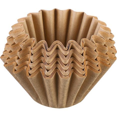 The Original Large Pack of 100 Universal Filter Bags for Neutral Taste Filter Baskets, Paper Filter Bags for Coffee Machines with Basket Filters (1/5)