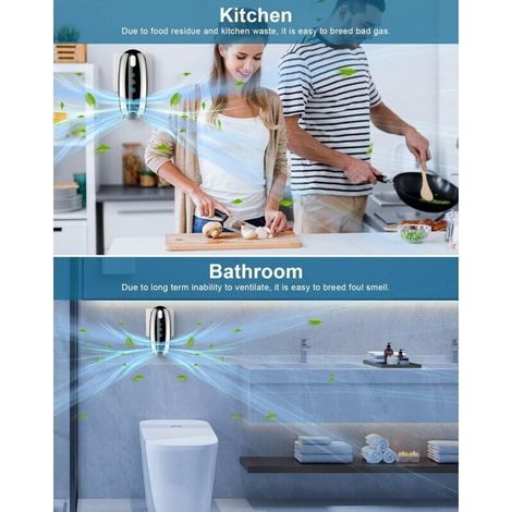 Purificateurs d'air avec ioniseur, ioniseurs d'air pour la maison, purificateurs d'air à brancher, ioniseurs d'air pour la maison, la chambre et la salle de bain pour éliminer les odeurs