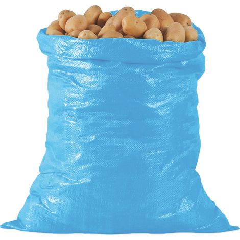 SACCO IN POLIPROPILENE BLU ORLATO CapacitÃE kg.100 cm. 70x120 100.00 pz