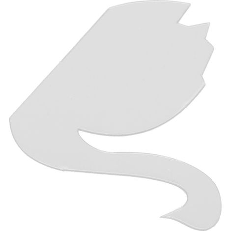 Sticker mural cygne en acrylique effet miroir, à faire soi-même pour décorer une chambre d'enfant (argenté) (1/5)