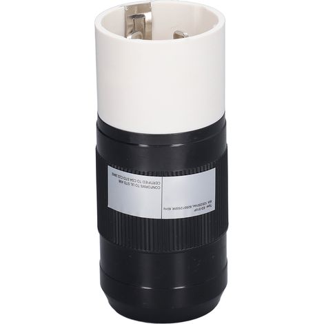 Fiche mâle Twist Lock 50A pour générateur, connecteur 3 broches 3 pôles 4 fils, prise verrouillante NEMA SS2‑50P, 125V/250VAC (1/5)