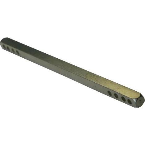 ASTA QUADRA 8MM PERC E 4+4 FORI 110MM AZ - DUVAL - 34-1042-1811
