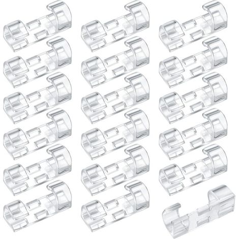 Attaches, supports et organiseurs de câbles auto-adhésifs, 120 pièces (1/5)