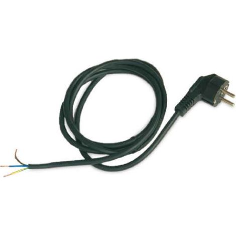 PVC-Kabel mit Stecker 3x1mm 1,5M Schwarz GSC 001100154
