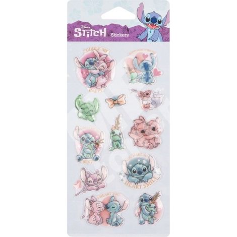 Pegatinas autoadhesivas convexas y abultadas de Disney Stitch Coolpack (1/2)