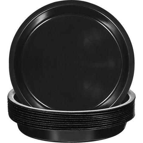 Lot de 10 soucoupes pour pots de fleurs avec arrosoir et bac de drainage pour jardin intérieur et extérieur (1/5)
