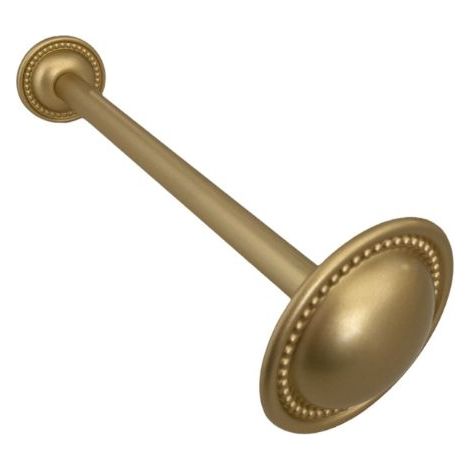 TENDAGGIMANIA Reggi Tenda FERMATENDA EMBRASSE in Ottone per Tenda a Parete, 20 CM x 70 MM - Colore oro Satinato