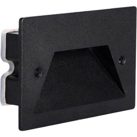 TRADE SHOP - Faretto Incasso Per Cassetta 503 Segnapasso 3w Tecnologia Cct Con Switch Ip65 Es49-3c - Nero