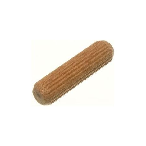 One Stop DIY Lot de 1000 chevilles en bois dur cannelées M8 x 50 mm
