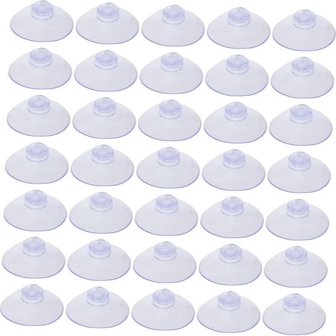 100pièces Crochets à Ventouse Plastique Ventouses Puissantes pour Douche et Fenêtre Accessoires de Salle de Bain Pratiques et Résistants