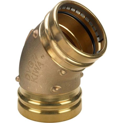 Viega Sanpress XL 351342 76, 2000 mm, 45 °, bronze, SC-Contur