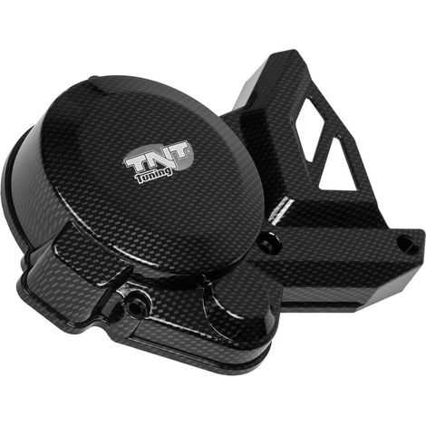 Alternador/dinamo/encendido/cubierta/protector de piñón TNT, carbono, Aprilia/Derbi/Gilera 2006- (D50B)