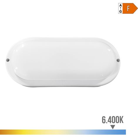 Aplique led oval 18 w 1820 lm 6400 k 10,2 x 4,5 x 23 cm (1/5)