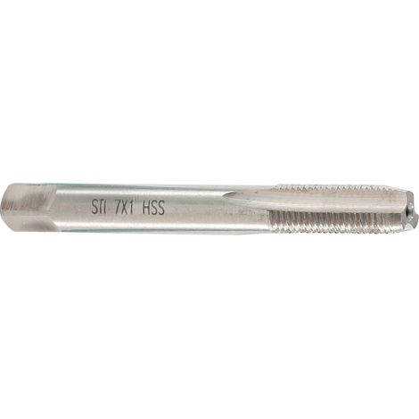 Taraud hss-g sti pour filets rapportes metriques de type helicoil - dtail : taraud sti m7x100