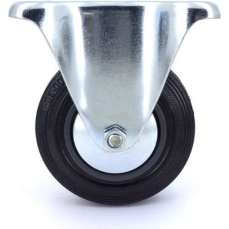Roulette à platine fixe - Caujolle - Diamètre 100 mm