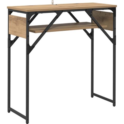 Maison Exclusive - Konsolentisch Artisan-Eiche 75x30x75cm Holzwer