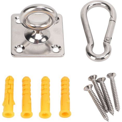 U-shaped wall hooks for suspended ceilings, heavy-duty hammock hook, metal base for swing (1/5)
