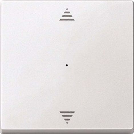 MERTEN BASCULE POUR INTERRUPTEUR MODULE 1 COMPARTIMENT  FLÈCHES/VERS, SYSTEM M, BLANC POLAIRE, MEG52150419 MEG5215-0419