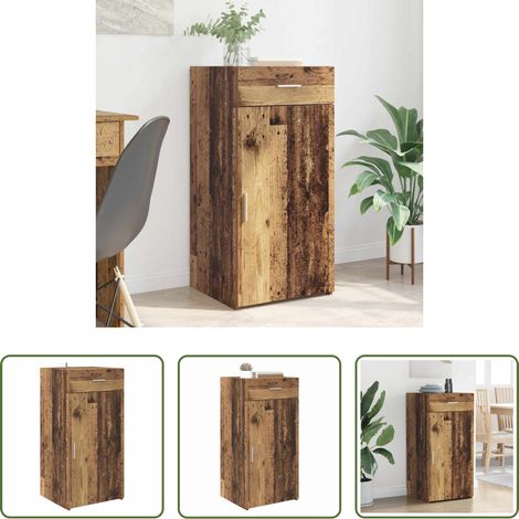 Rangement bureau -  Buffet Bois ancien 45 x 42,5 x 93 cm Bois d'ingénierie (1/5)