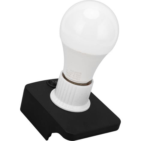 Ampoule LED E27 12-60V 7W 700LM 6500K lumière blanche sur batterie avec adaptateur pour batteries HITACHI 18V BSL1815X BSL1830 330067 330068 330139 330557 (1/5)