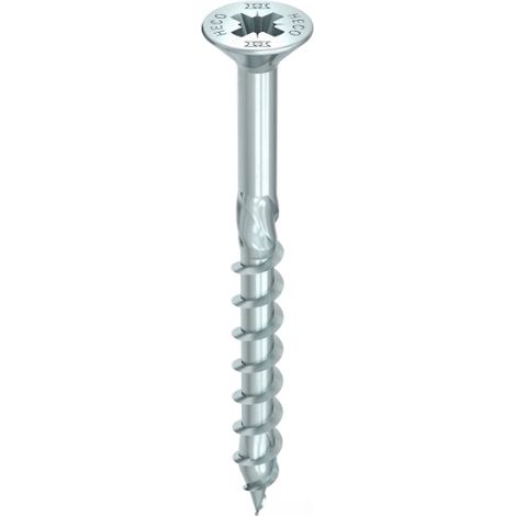 Vis HECO-Topix-Plus Inox - Ø8x220mm - Tête Ronde large - Filetage Partiel - T40 - Boite de 50 - 61880 (1/3)