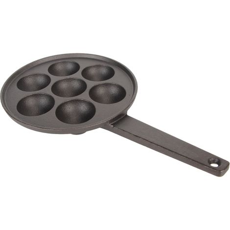 Moule à takoyaki antiadhésif 7 trous en fonte, épaissi et agrandi, pour restaurant, hôtel, cuisine domestique (1/5)