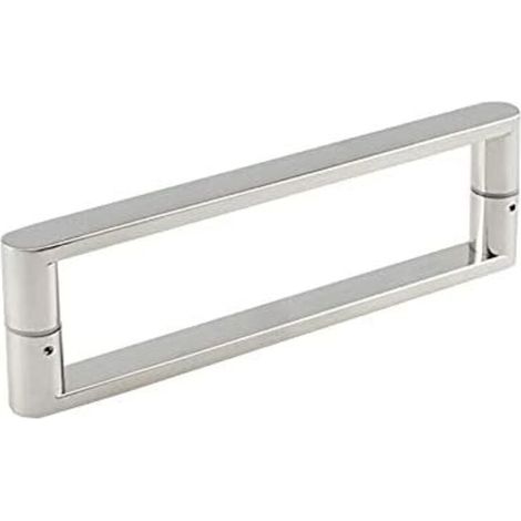 Maniglia per porta doccia, barra di sostegno scorrevole in acciaio inox, pomelli per porte in vetro per bagno, set di ricambio per box doccia (dimensioni: 160 mm) (1/4)